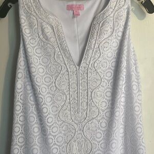 Lilly Pulitzer Ivory Lace Detail Dress
